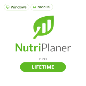 NutriPlaner Pro Lifetime-Lizenz – Ernährungssoftware für Windows und macOS