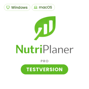 NutriPlaner Pro Testversion – Ernährungssoftware für Windows und macOS